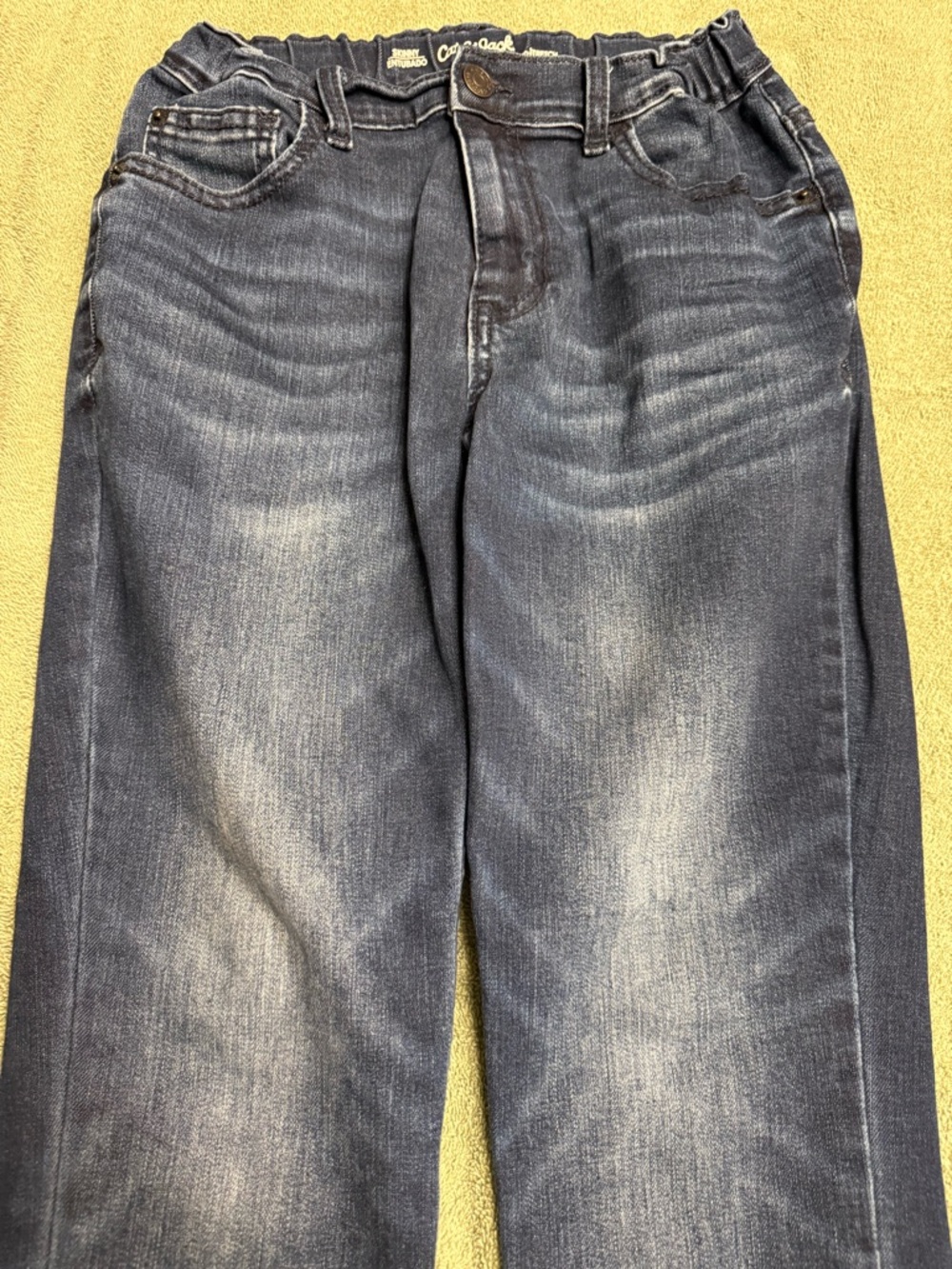 Cat & Jack Kids Washed Blue Straight Jeans